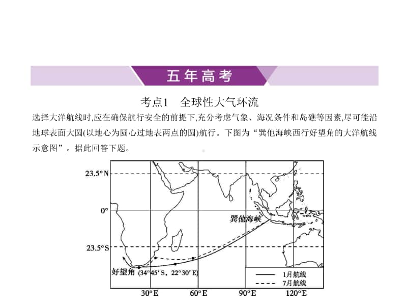 2021新高考地理复习练习课件：专题三　地球上的大气第二讲　大气环流与气候.pptx_第1页