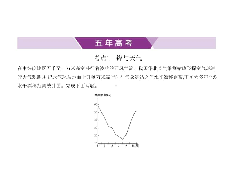 2021新高考地理复习练习课件：专题三　地球上的大气 第三讲　天气系统.pptx_第1页