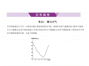 2021年新课标（老高考）地理复习练习课件：专题三　地球上的大气 第三讲 天气系统.pptx