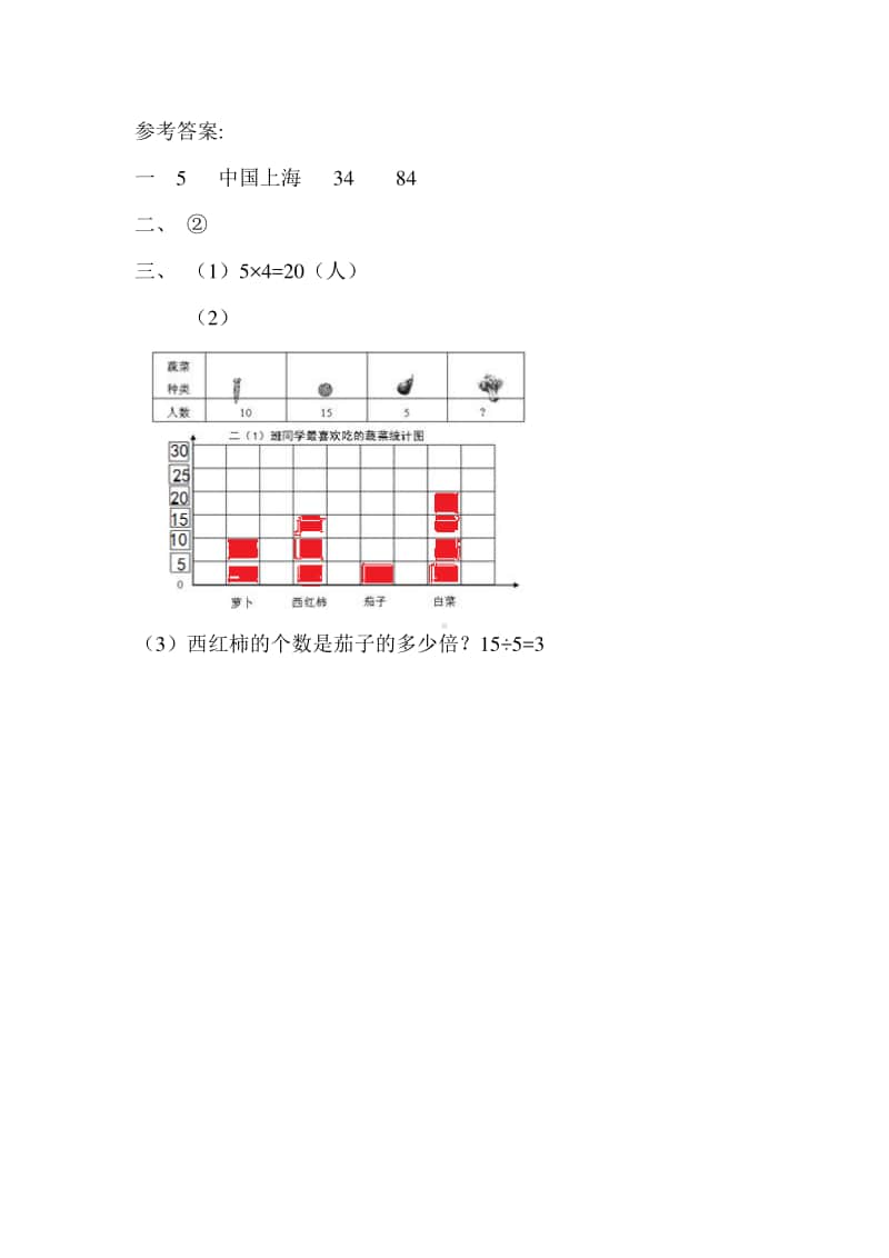 （精）北京版四年级上册《数学》8.1 条形统计图（含答案 +练习）.doc_第3页