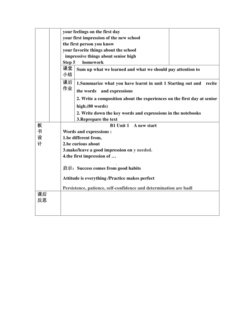 Unit 1 Period 1 Starting out 同步教案 （新教材）外研版（2020新版）英语必修第一册.docx_第3页