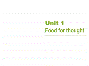 2020新外研版必修二英语Language points 1 unit 1 food for thought ppt课件（含教案）.ppt