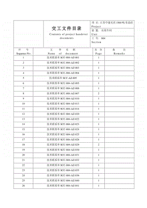 804技术联系单目录表.doc