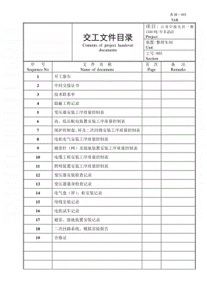 805表H―103目录1.doc