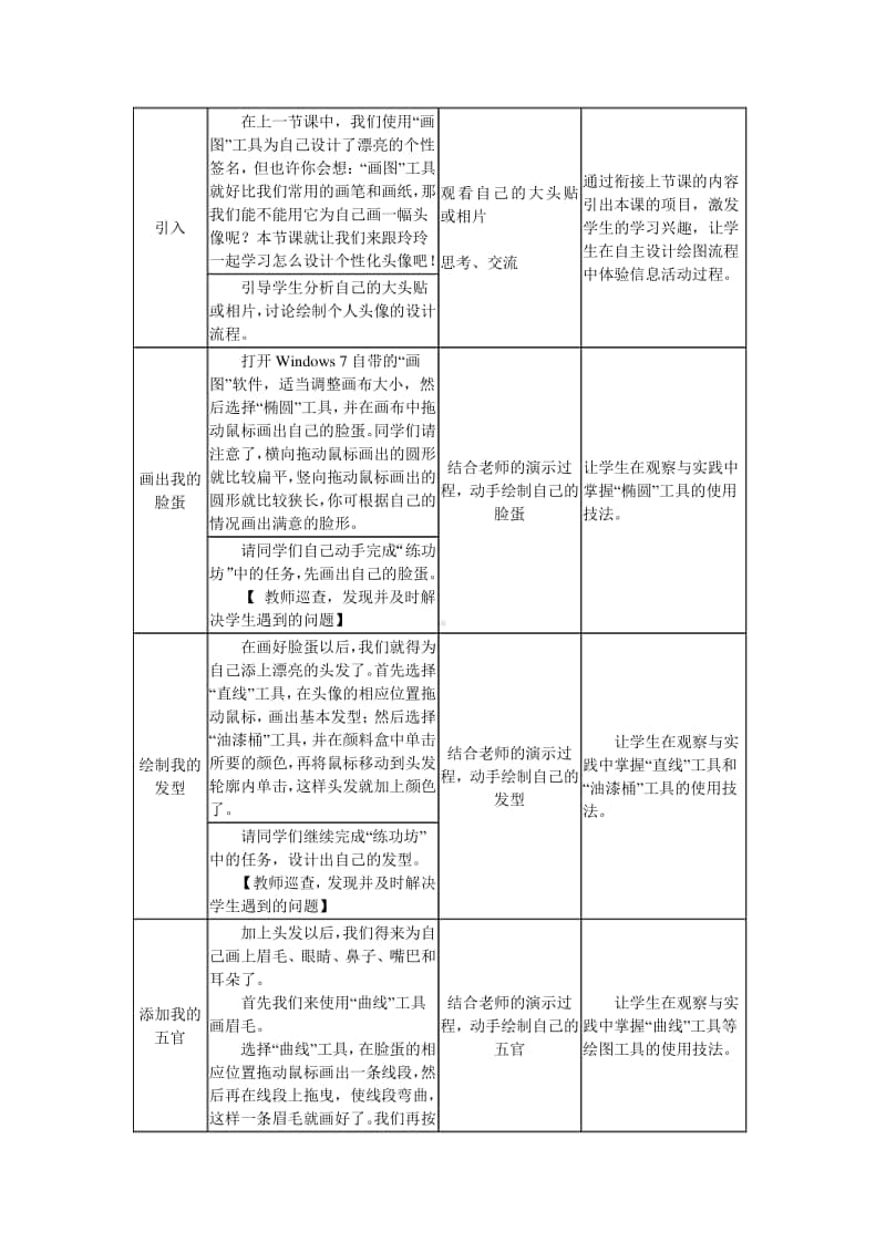 南方版（湖南）五年级上册信息技术第10课 形状达人教案.doc_第2页