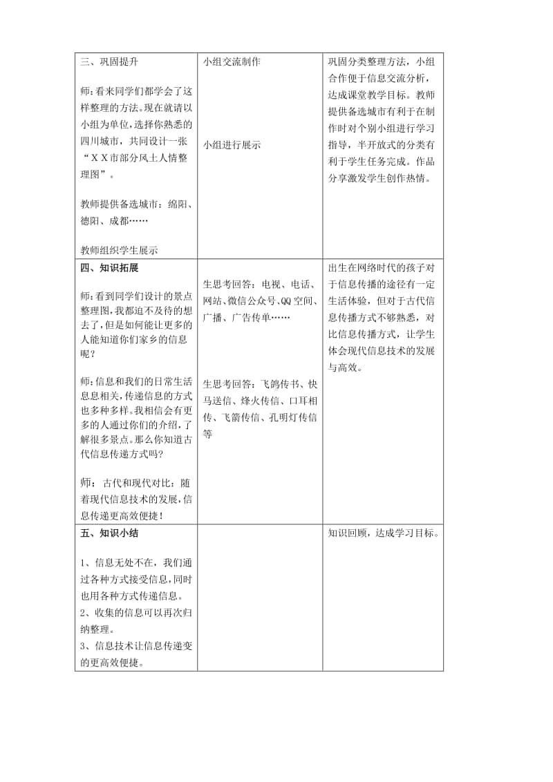 2020新川教版三年级上册信息技术 1.1 熊猫欢欢游四川 教案.doc_第3页