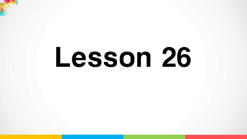 人教精通版四年级上册英语unit 5 I like those shoes Lesson 26习题ppt课件.ppt_第1页