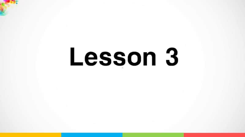 人教精通版四年级上册英语unit1 this my new friend Lesson 3习题ppt课件.ppt_第1页