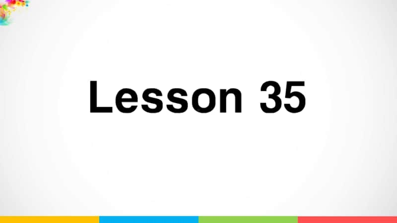 人教精通版四年级上册英语unit 6 I'm tall Lesson 35习题ppt课件.ppt_第1页