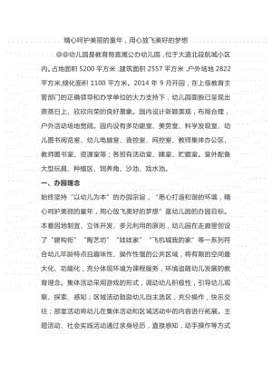 公办幼儿园先进单位事迹材料.docx