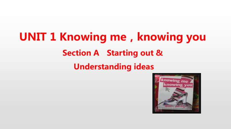 外研版（2020新版）高中英语必修第三册教学课件：Unit 1 Knowing me, knowing you Section A(共35张PPT).pptx_第1页