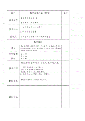 黔科版六年级下册信息技术活动1：制作丰富的校园生活场景特效动画 教案.doc