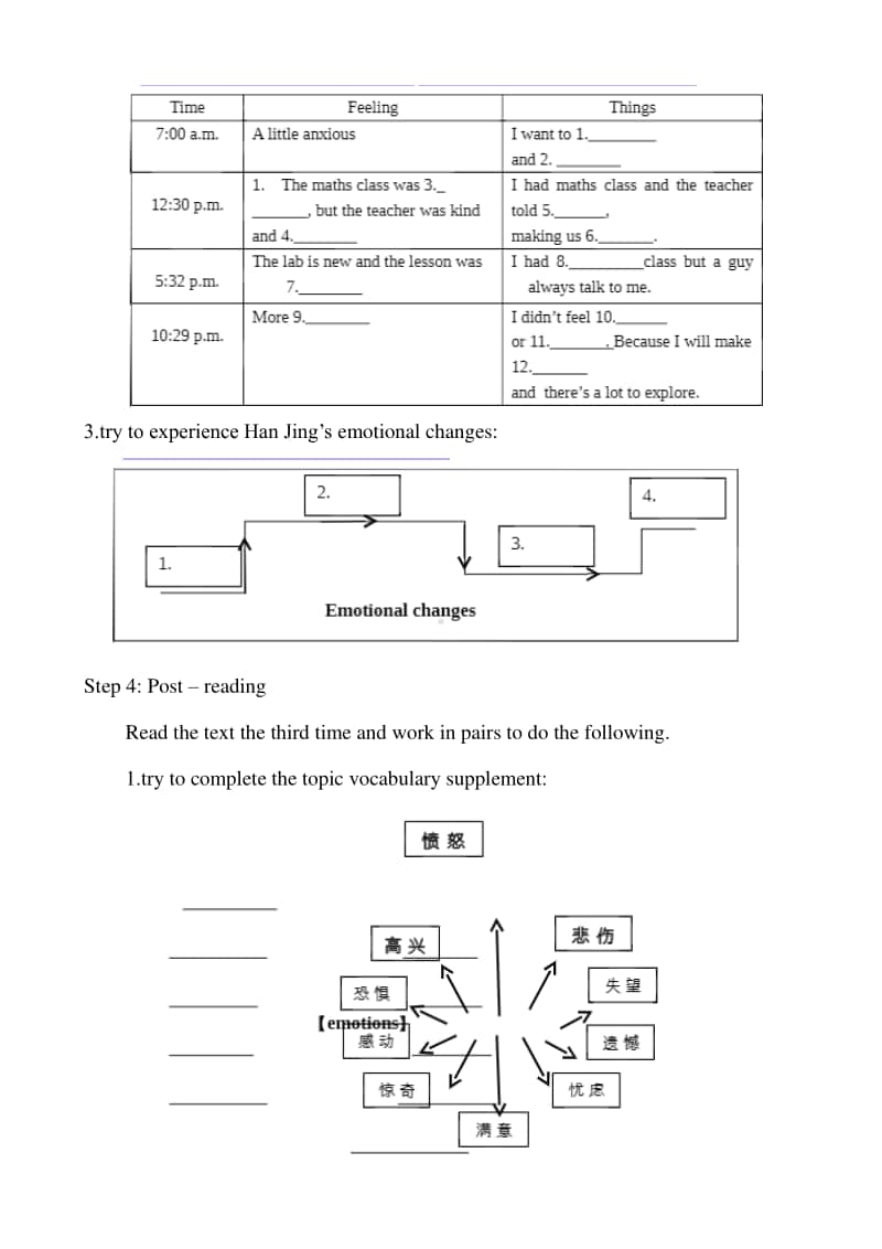 2020新教材：人教版必修一英语 welcome Unit Period 2 Reading and Thinking：First Impressions教学设计（含学案）.docx_第3页