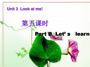 5三年级英语上册Unit3-Look-at-me!第五课时.ppt