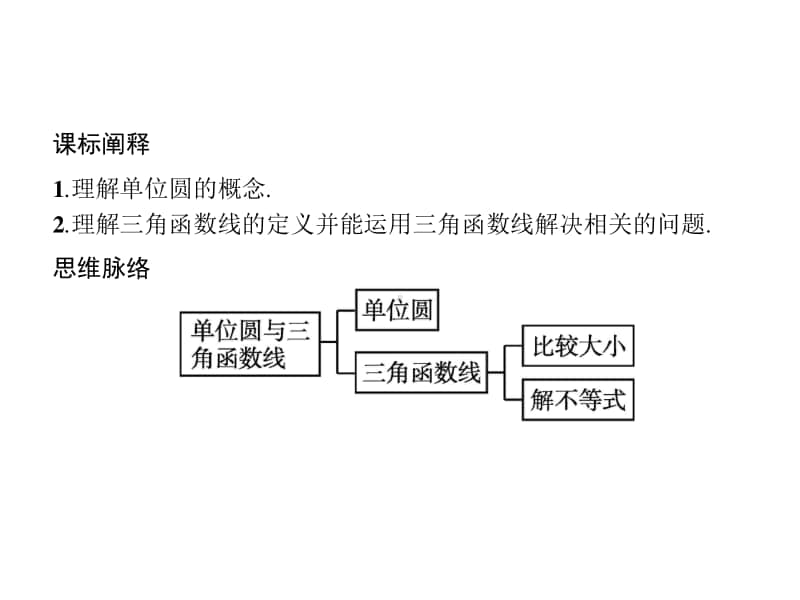 （新教材）高中数学人教B版必修第三册课件：7.2.2　单位圆与三角函数线.pptx_第2页