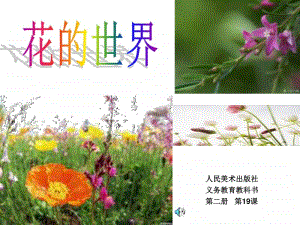 人美版一年级下册美术19花的世界课件.ppt