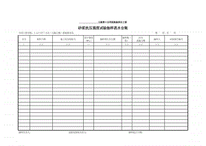 01路基排水工程砂浆试件抗压强度试验抽样-流水台帐.xls