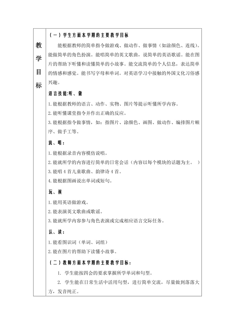 牛津译林版四年级上册英语教学计划.doc_第2页