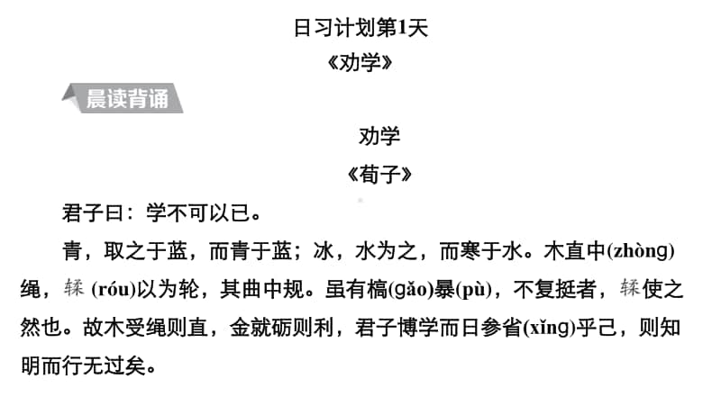 2021年新高考语文复习课件：第2编 古诗文日习计划（58篇省市适用）.ppt_第3页