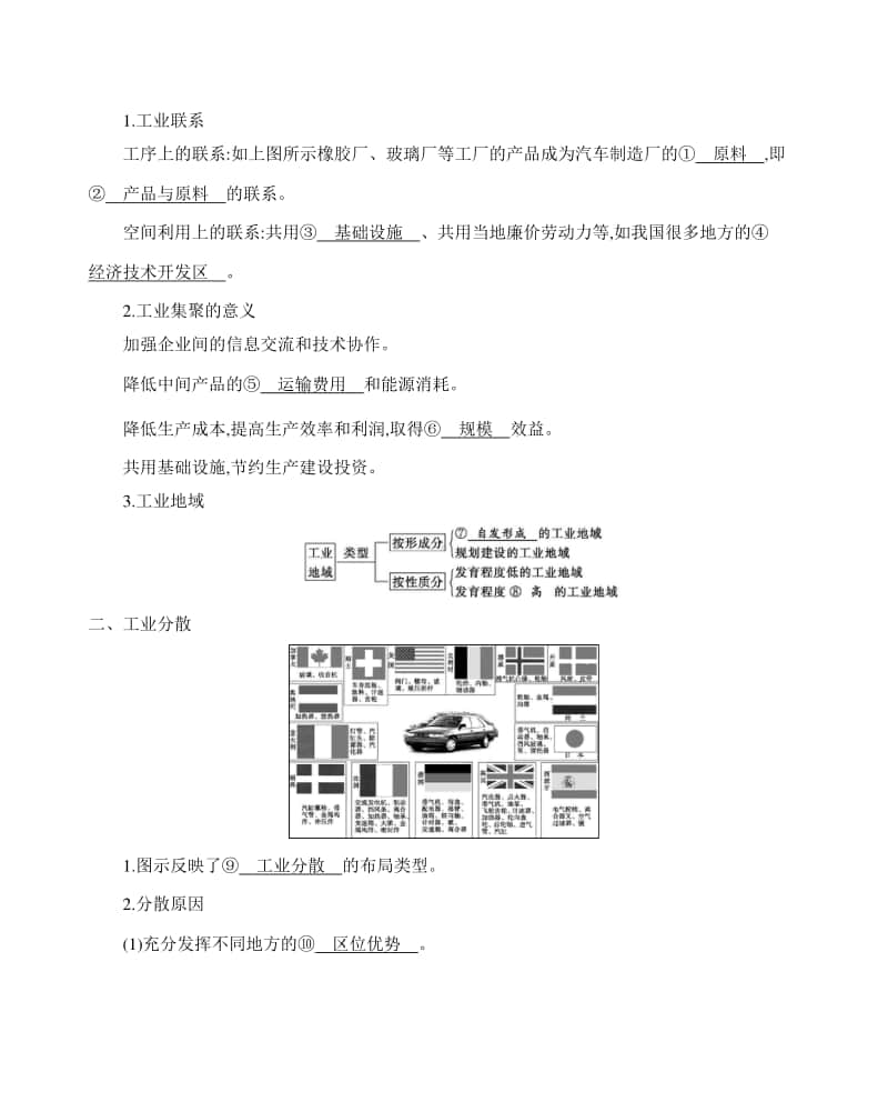 第二讲　工业地域的形成与发展（2021高中地理必修一》）(001).docx_第2页