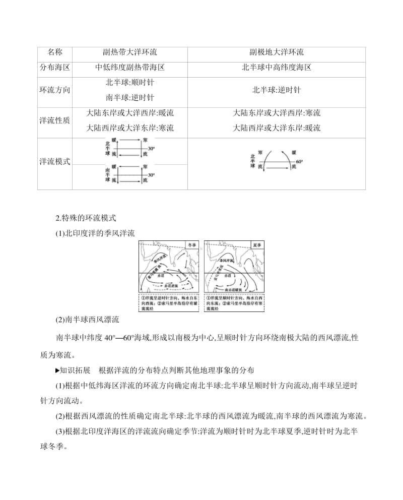 第二讲　大规模的海水运动（2021高中地理必修一》）(001).docx_第3页