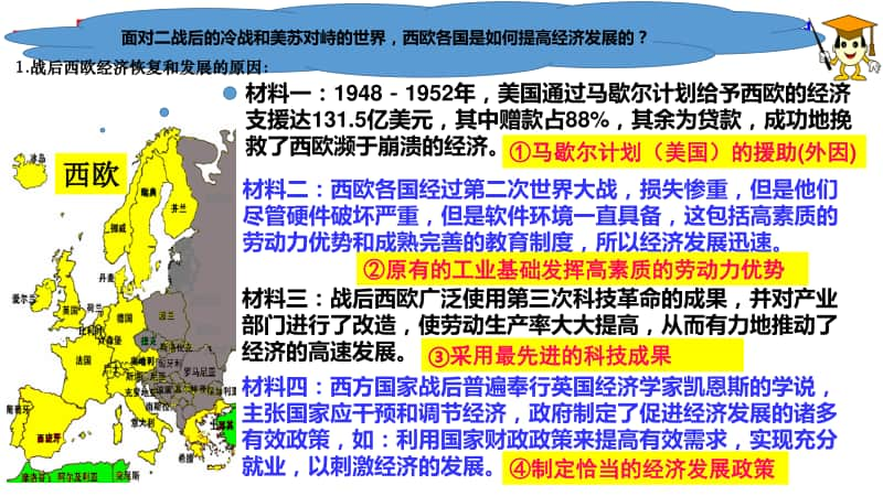 第17课 二战后资本主义的新变化ppt课件- 部编版九年级下册历史(共20张PPT).pptx_第3页