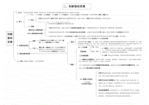 人教部编版九年级上册道德与法治第二课 创新驱动发展 知识梳理.docx