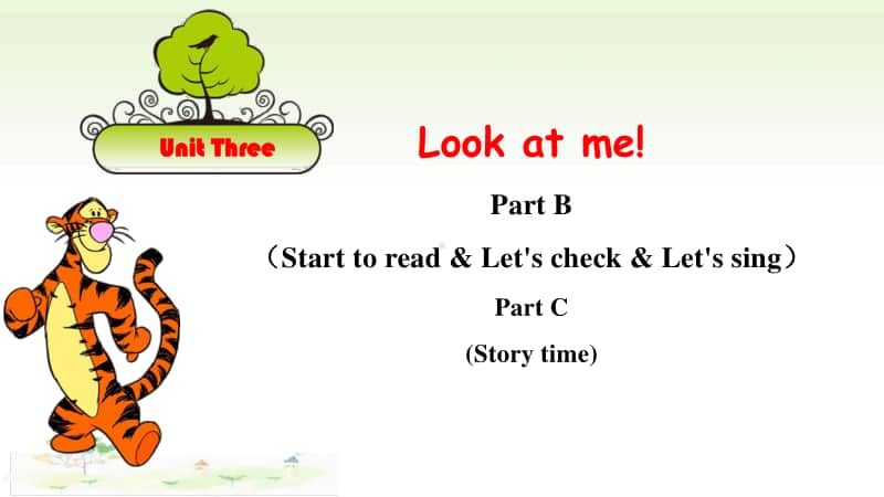 人教版PEP三年级上册英语unit 3 Part B Start to read&ampamp;Let’s check&ampamp;Let’s sing&ampamp;Part C Story time ppt课件（含音视频素材）.ppt_第1页