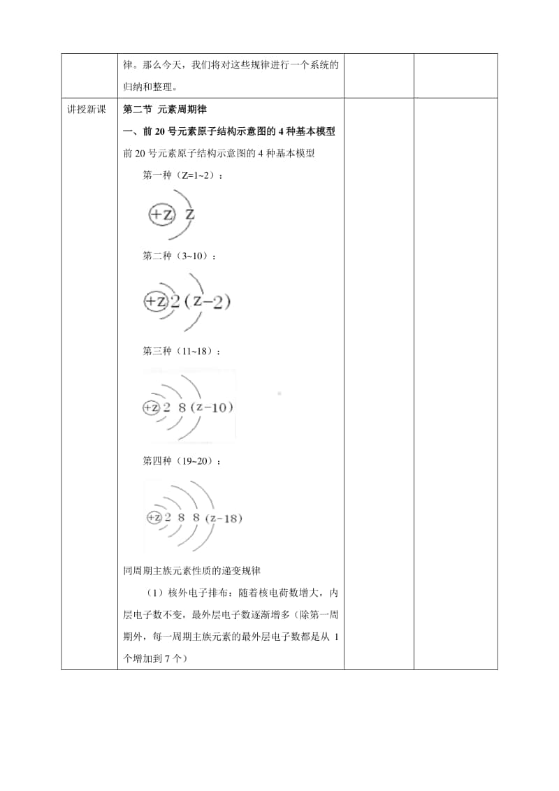 原子结构与元素周期表 教学设计（3）.doc_第2页