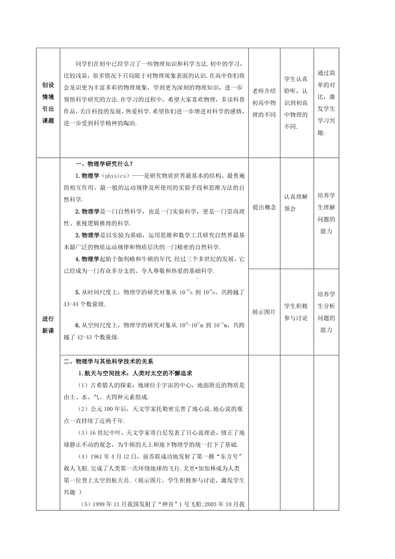 高中物理必修一教案-物理学与人类文明.docx_第3页