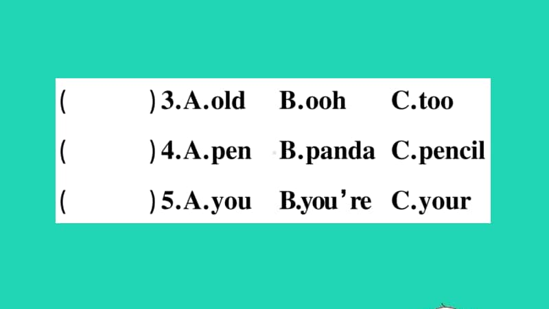 （精）外研版（三起）三年级上册英语Module 6 检测卷ppt课件（含音频）.ppt_第3页