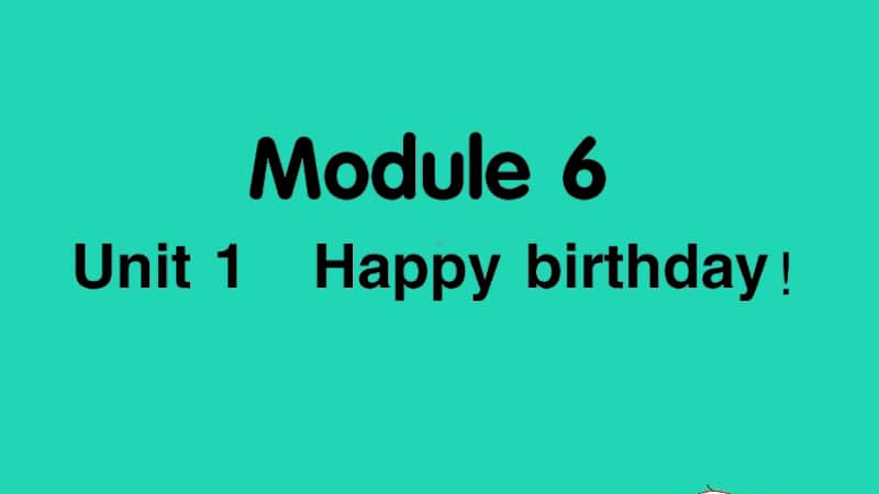 外研版（三起）三年级上册英语Module6 Unit1 Happy birthdayppt课件.ppt_第1页