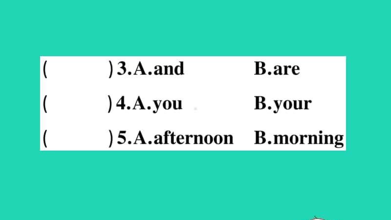 （精）外研版（三起）三年级上册英语Module 2 检测卷ppt课件（含音频）.ppt_第3页