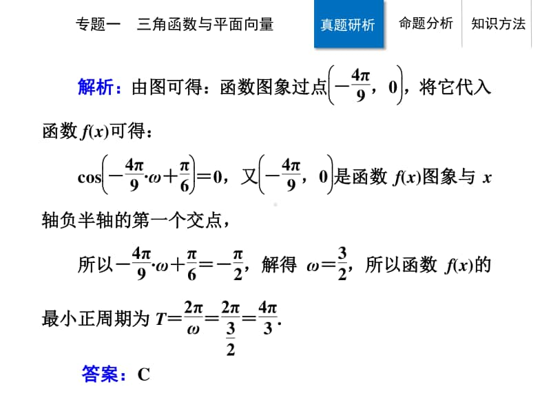 2021年高考数学二轮专题复习课件：专题一 三角函数与平面向量函数与导数及其3个微专题 .ppt_第3页