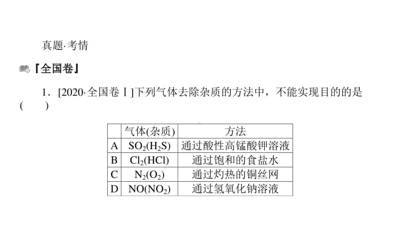 2021届新高考化学二轮专题复习课件：题型5　化学实验基础应用 .ppt_第2页