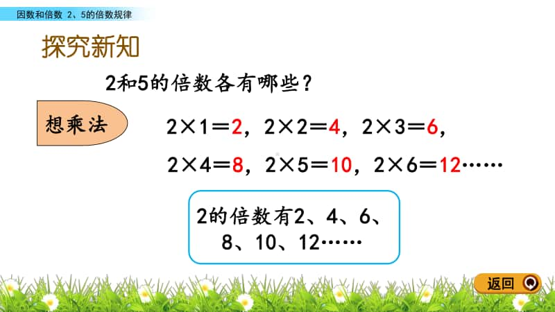 北京版五年级下册数学3.2 2、5的倍数规律ppt课件.pptx_第3页