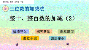 西师大版二年级下册数学3.2 整十、整百数的加减（2）ppt课件.pptx