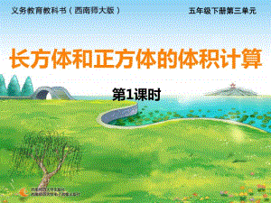 西师大版五年级下册数学30长方体和正方体的体积计算ppt课件.ppt