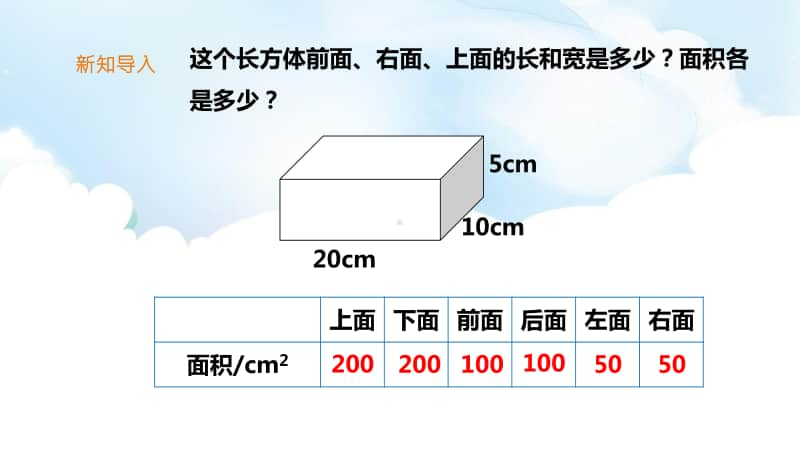 （精）北师大版五年级下册数学《长方体的表面积》ppt课件（含教案+练习）.pptx_第3页