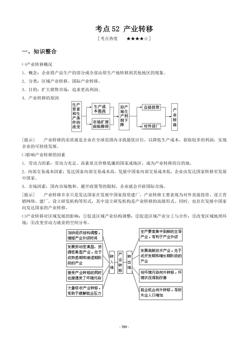 高考地理产业转移.doc_第1页