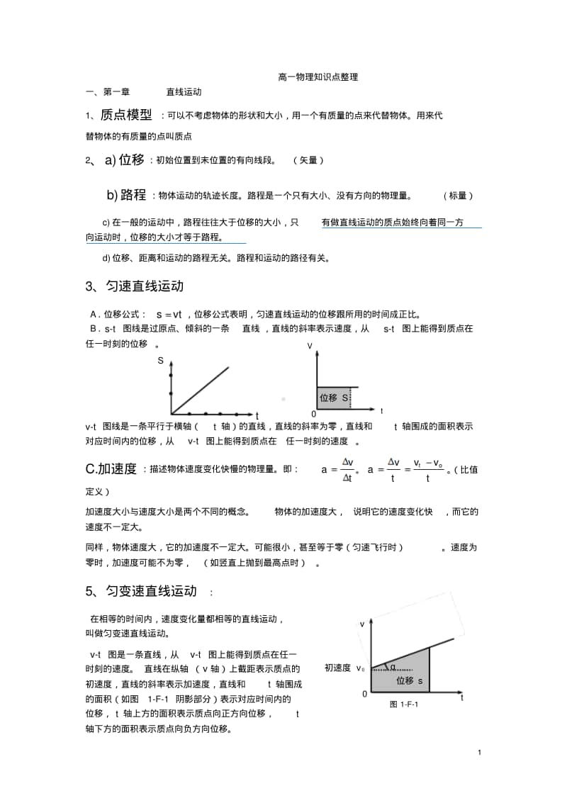 上海高一物理知识点整理.pdf_第1页