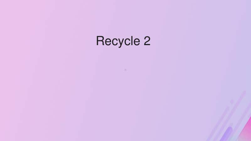 人教版PEP四年级上册英语Recycle2教学建议ppt课件.ppt_第1页