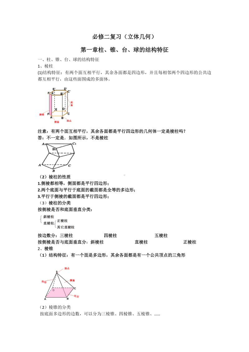 高中数学必修二知识点总结.docx_第1页