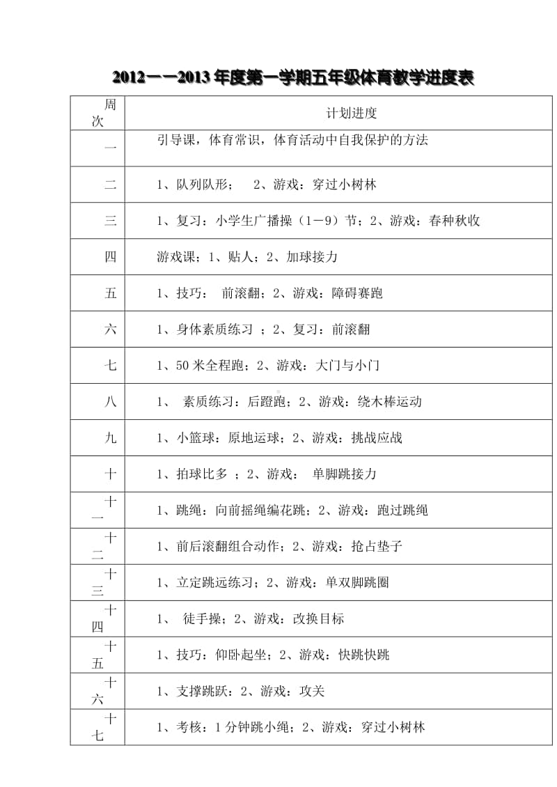 新小学五年级体育教案.doc_第1页