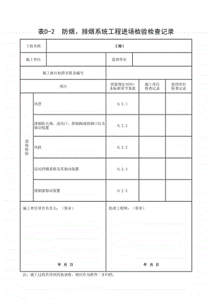 (上海市新版)防烟、排烟系统工程进场检验检查记录.xlsx