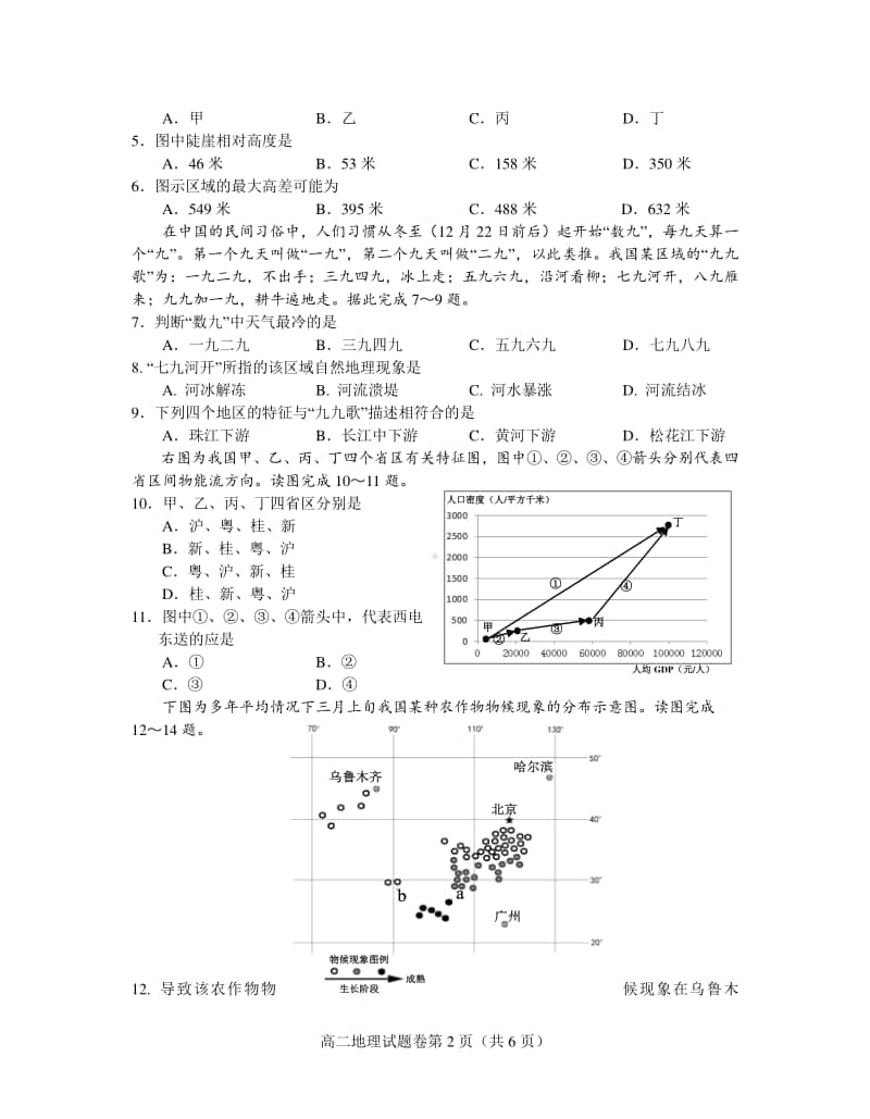 高二地理 上学期试 教案.doc_第2页