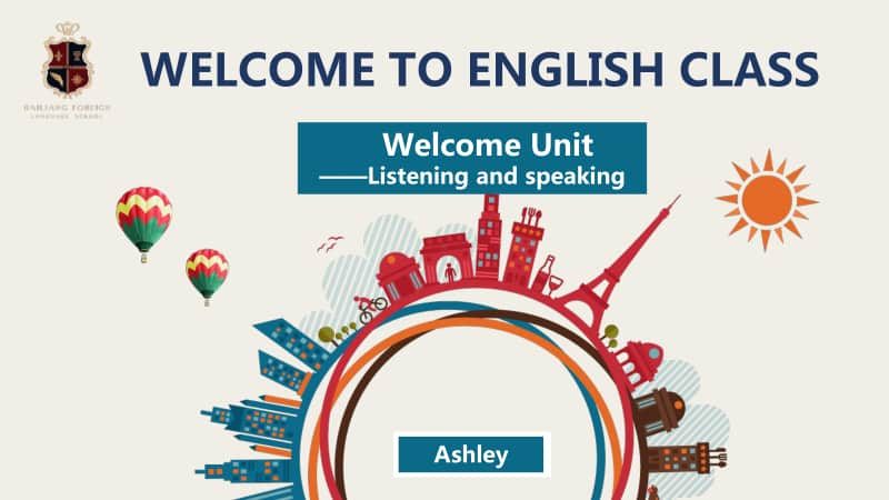 2020新人教版必修一Welcome unit（1）：Listening and Speaking.pptx_第1页