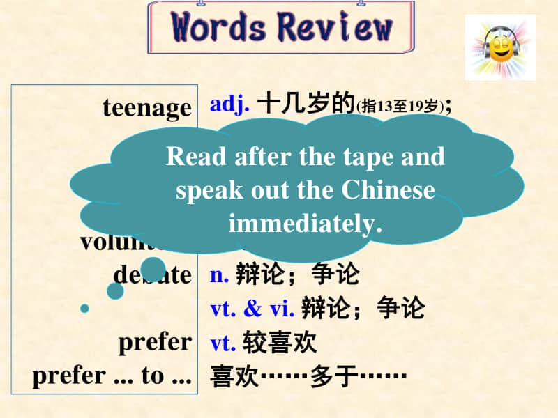 2020新人教版必修一unit1 teenage lifeListening and Speaking.ppt_第1页