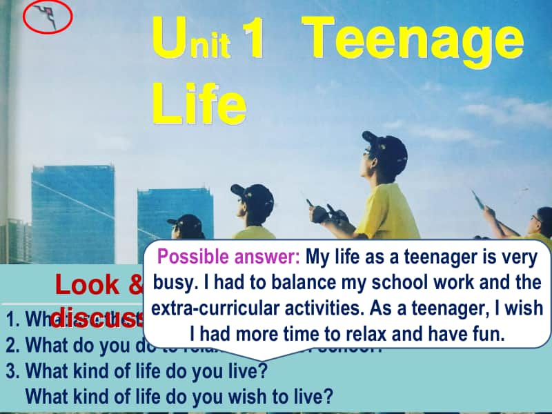 2020新人教版必修一unit1 teenage lifeListening and Speaking.ppt_第3页