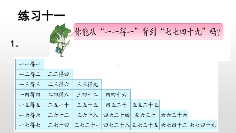 苏教版二上数学6-3 练习十一（1）(1).ppt_第2页